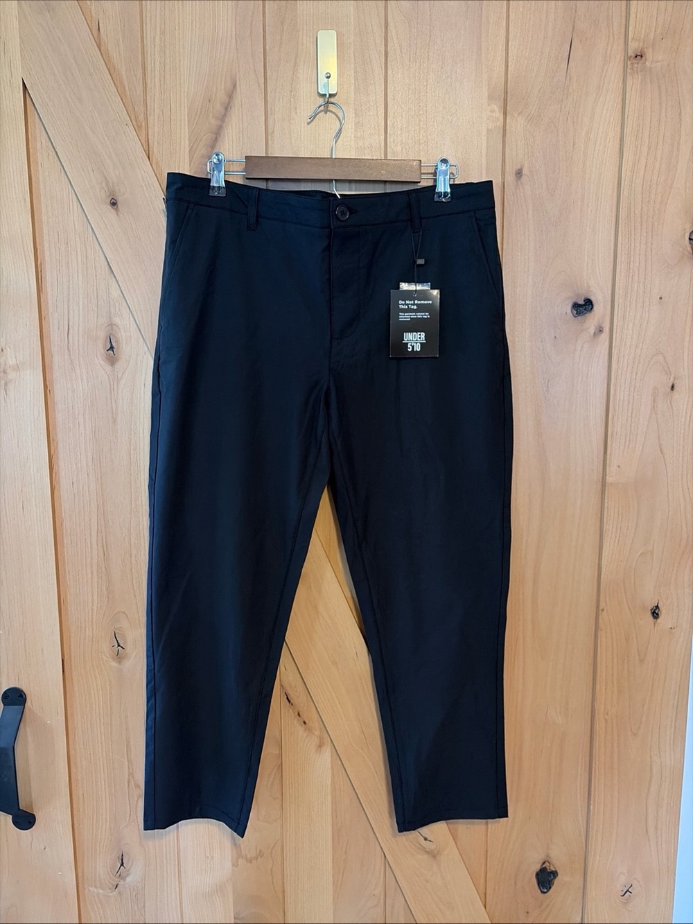 U-510 Pants Mens 34x25 Black Coda Tech Stretch Chino Casual Golf Pants NWT